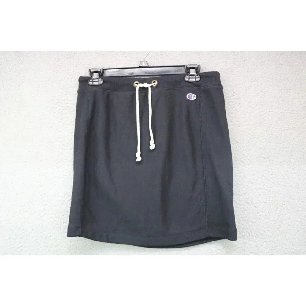 Champion Reverse Weave Warm Up Skirt-Black-Size Medium-New w/Tags-Athleisure